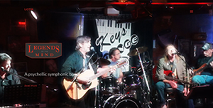 A professional website created for a local band